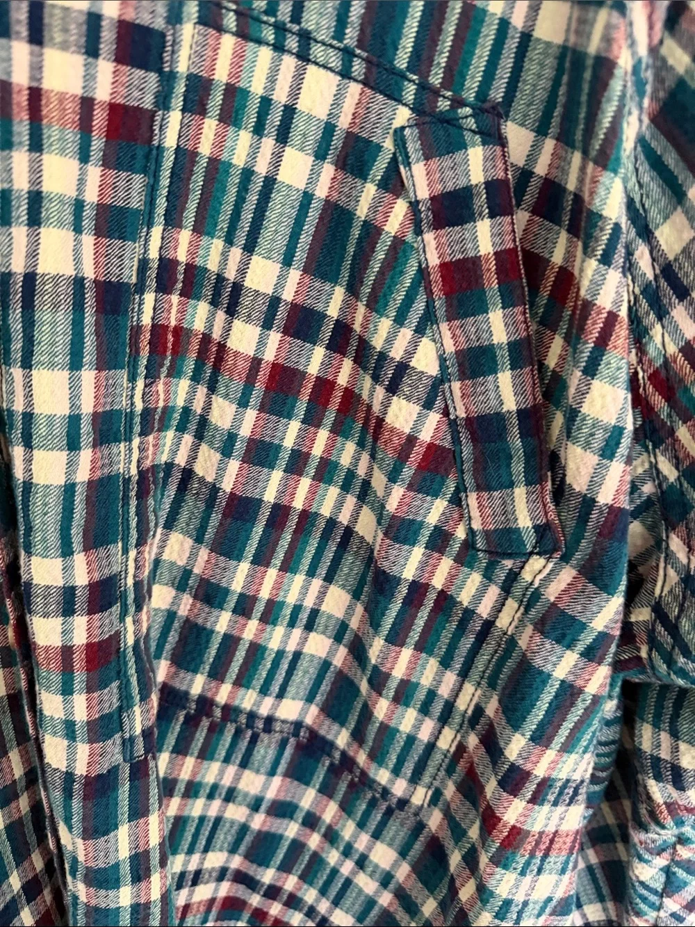 Free People casual plaid